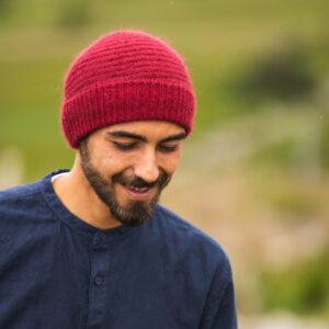 Bonnet mohair et soie